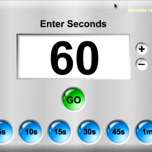 TimerTools Demo: Seconds Timer