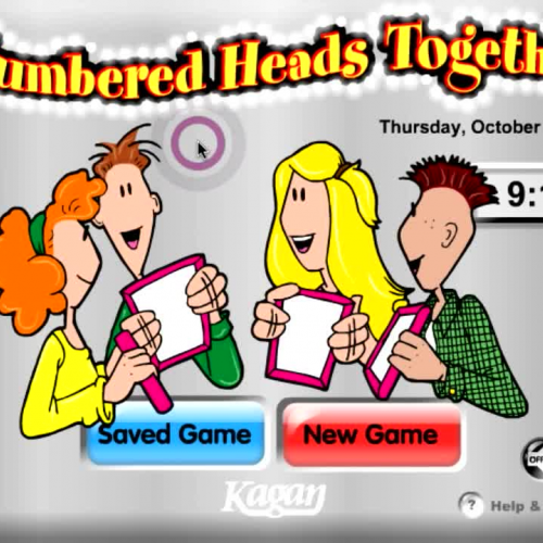 Numbered Heads Together Demo: Create Game