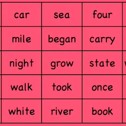 Estes Elementary Sight Words 351-375