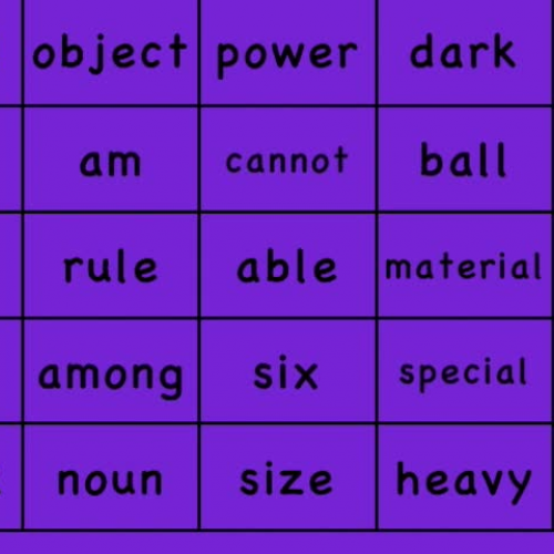 Estes Elementary Sight Words 576-600