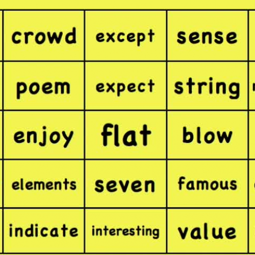 Estes Elementary Sight Words 926-950