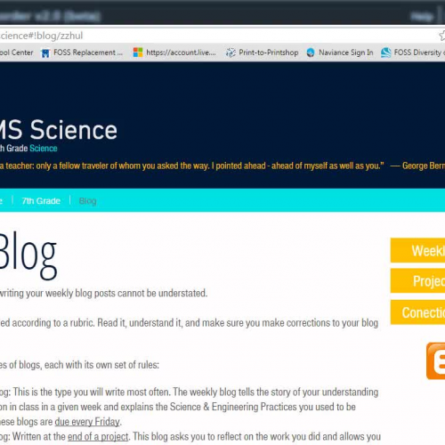 Crosscutting Concepts Blog Page