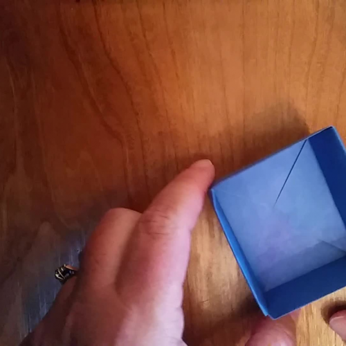 Traditional origami box
