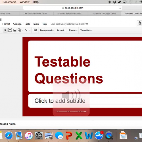 Testable Questions