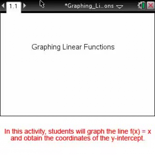 Graphing Linear Equations [Math Nspired Preview Video]