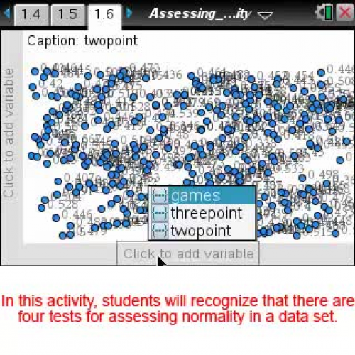 Assessing Normality [Math Nspired Preview Video]