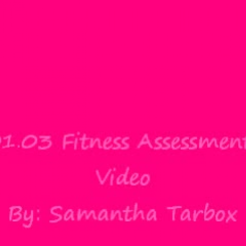 1.03 Fitness Assesment Video