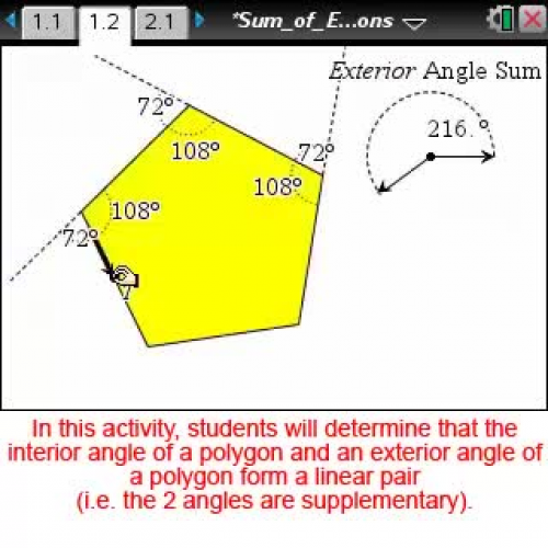 Sum of Exterior Angles of Polygons [Math Nspired Preview Video]