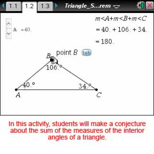 Triangle Sum Theorem [Math Nspired Preview Video]