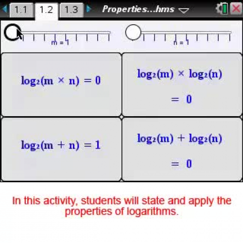Properties of Logarithms [Math Nspired Preview Video]