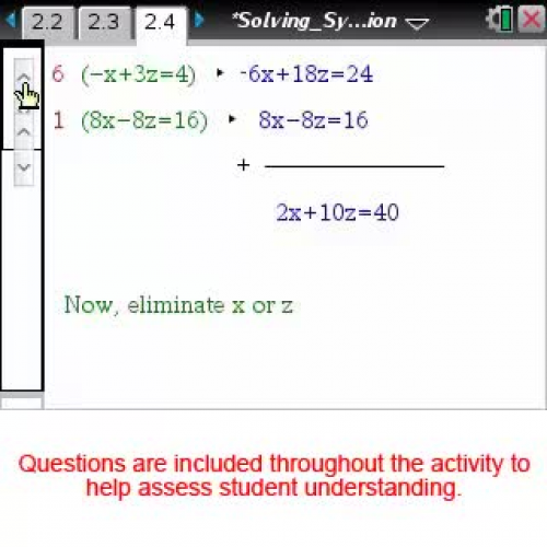 Solving Systems using Elimination [Math Nspired Preview Video]
