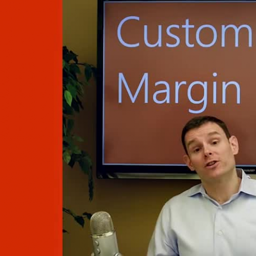 Custom margin in Word 2013