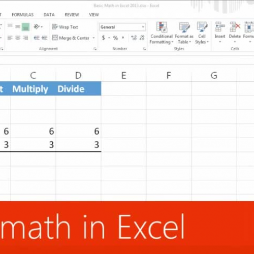 Basic math in Excel