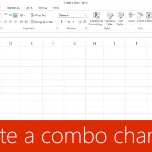 Create a combo chart 