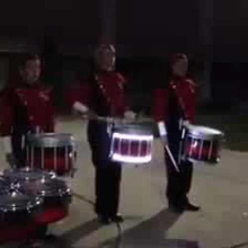 2014 Drumline Lot Video with Lights