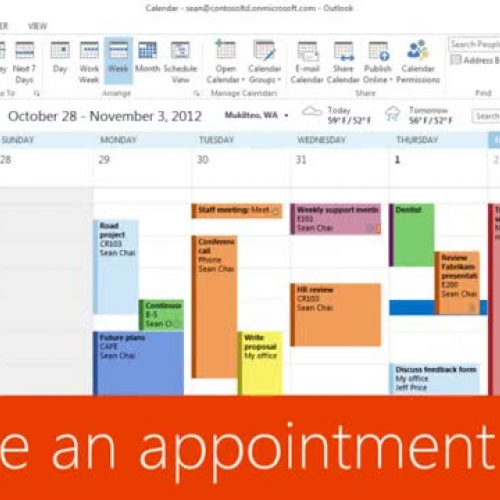 Create an Appointment 