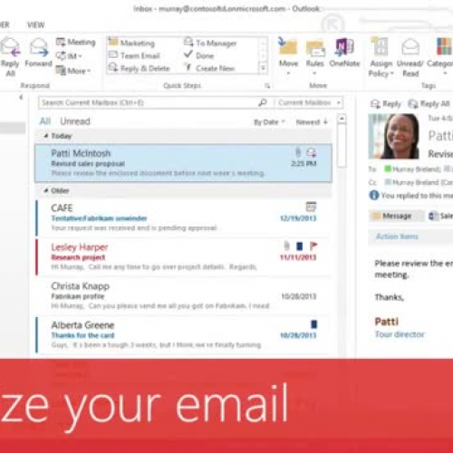 Organize your email 