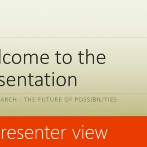 Use Presenter view 