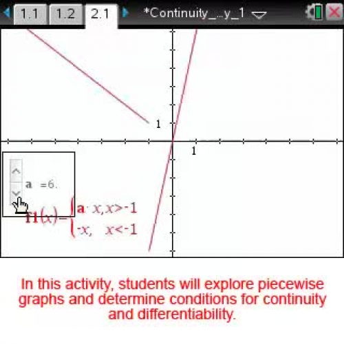 Continuity and Differentiability 1 [Math Nspired Preview Video]