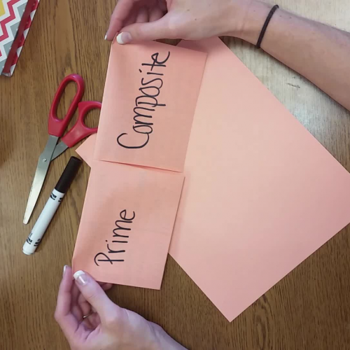 Prime and Composite Number Frayer Model