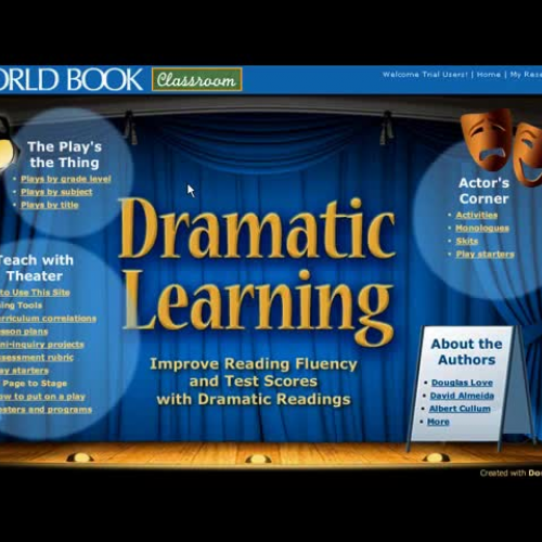 World Book: Dramatic Learning - An introduction