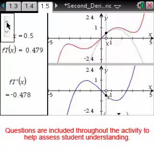 Second Derivative Grapher [Math Nspired Preview Video]