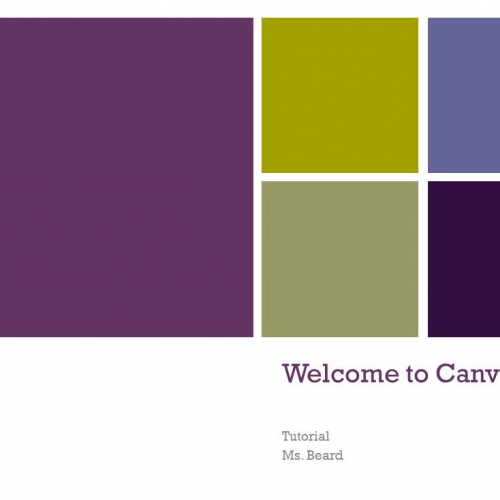 Welcome to Canvas