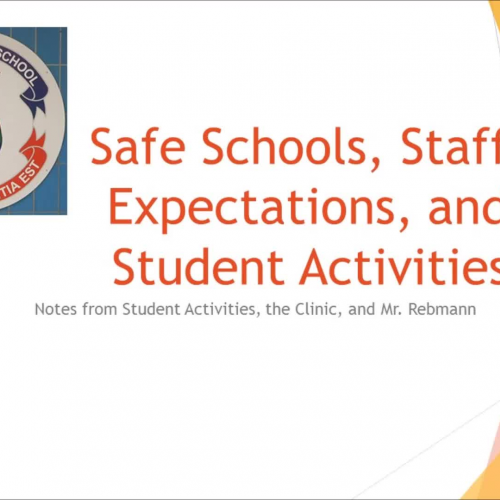 Safe Schools Presentation