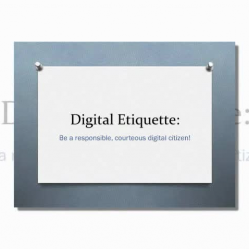 Digital Etiquette
