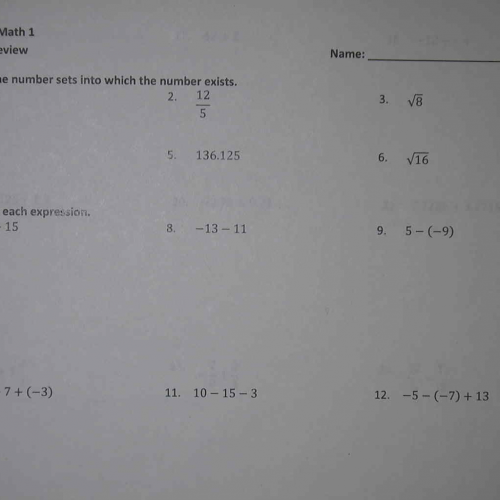 Unit 1 Review