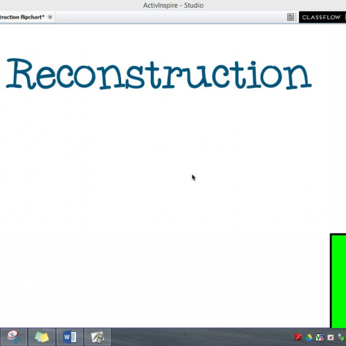 Reconstruction-Day 1