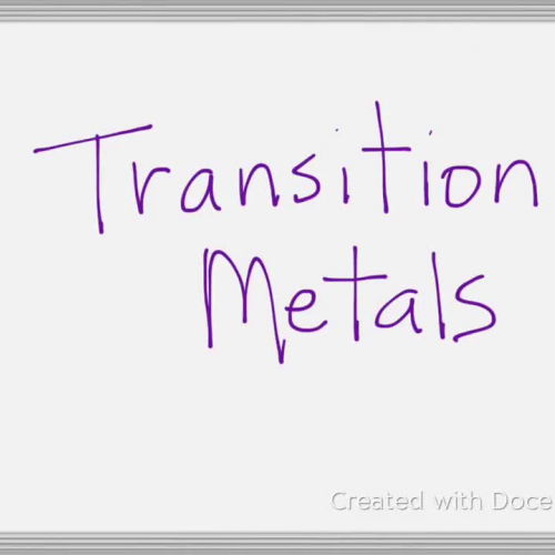 transition metals