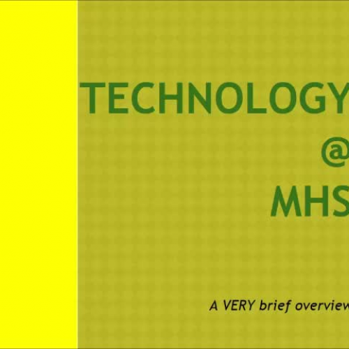 Tech @ MHS