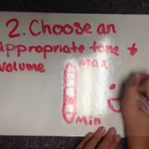 Using an Appropriate Voice Tone