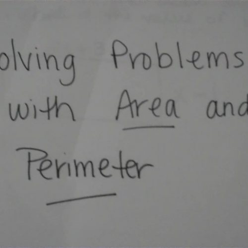 Perimeter and Area Problems
