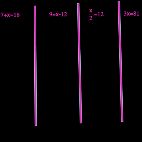 Solving 1-step Equations