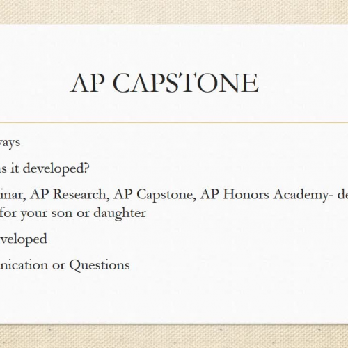 AP Honors FAQ / INFO