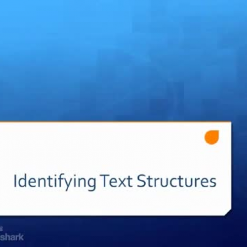 Text Structures -