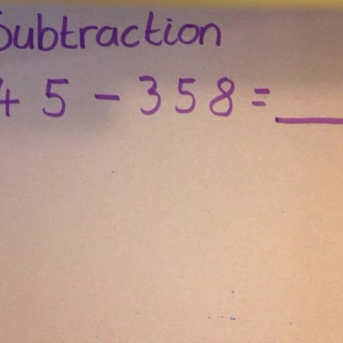 Maths with Mr Anderson - Subtraction