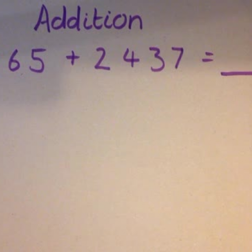 Maths with Mr Anderson - Addition