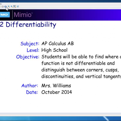 3.2 - Differentiability