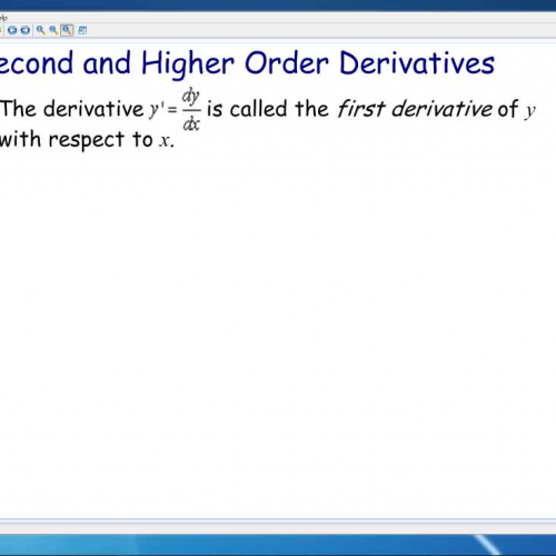 3.3 - Rules for Differentiation - Part 2