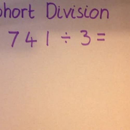 Maths with Mr Anderson - Short Division
