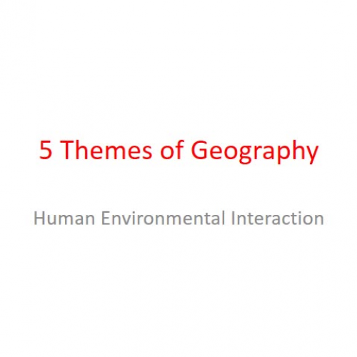 Human Environment Interaction