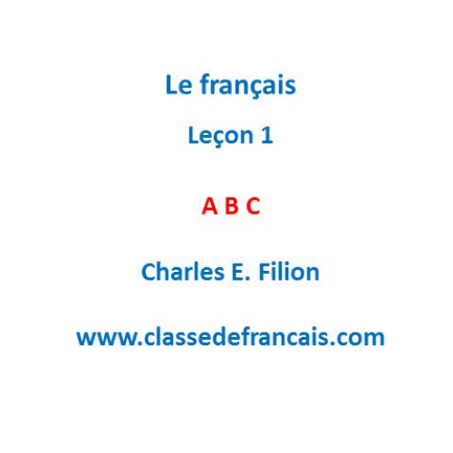 French Survival Kit - Lesson 1 - alphabet/pronunciation/words