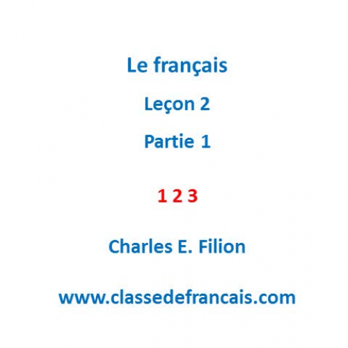 French Survival Kit - Lesson 2 - numbers