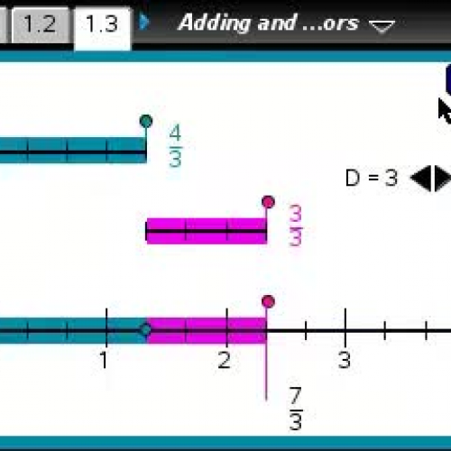 Adding and Subtracting Fractions with Common Denominators [TI Building Concepts Preview Video]