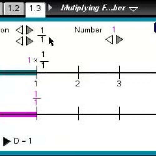 Multiplying Fractions by a Whole Number [TI Building Concepts Preview Video]