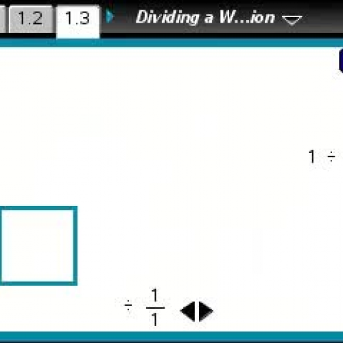 Dividing a Whole Number by a Fraction [TI Building Concepts Preview Video]