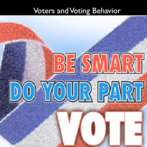 Voters and Voting Behavior
